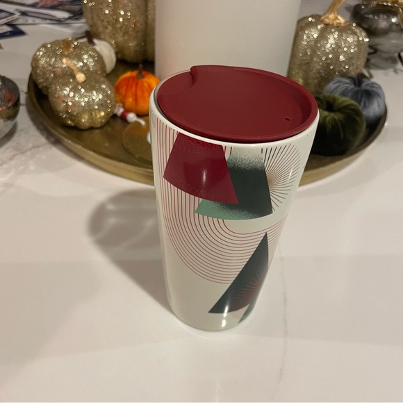 Starbucks Christmas TreeStar Holiday 2020 Double Wall Ceramic Tumbler Mug 12 Cup - Picture 11 of 11